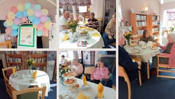 Afternoon tea at Hyde care home